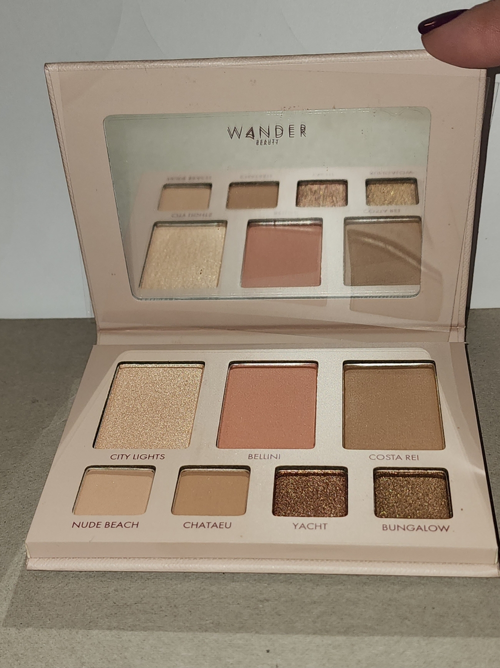 Wander Beauty Peach & Bronze Eyeshadow Palette - Bellini, City Lights, Costa Rei